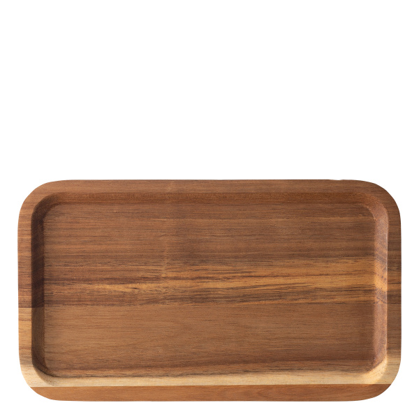 Vassoio rettangolare grande Acacia 30 x 17,5 cm - FLOW Wooden