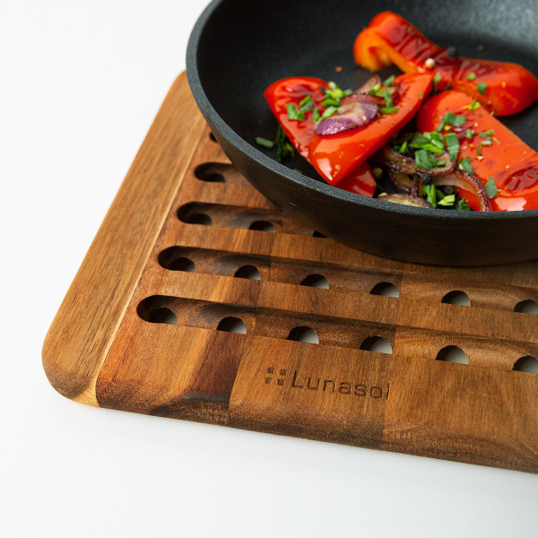 Agát trivet 20 x 20 cm - FLOW Wooden