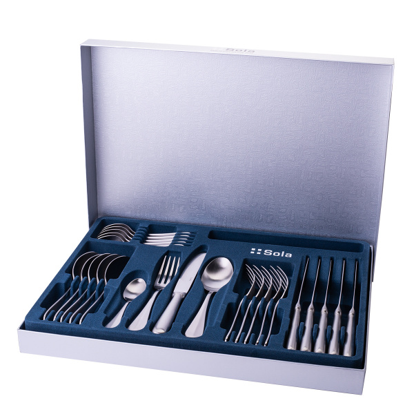 24-Piece Cutlery Set - Baguette Elite - knife with long blade