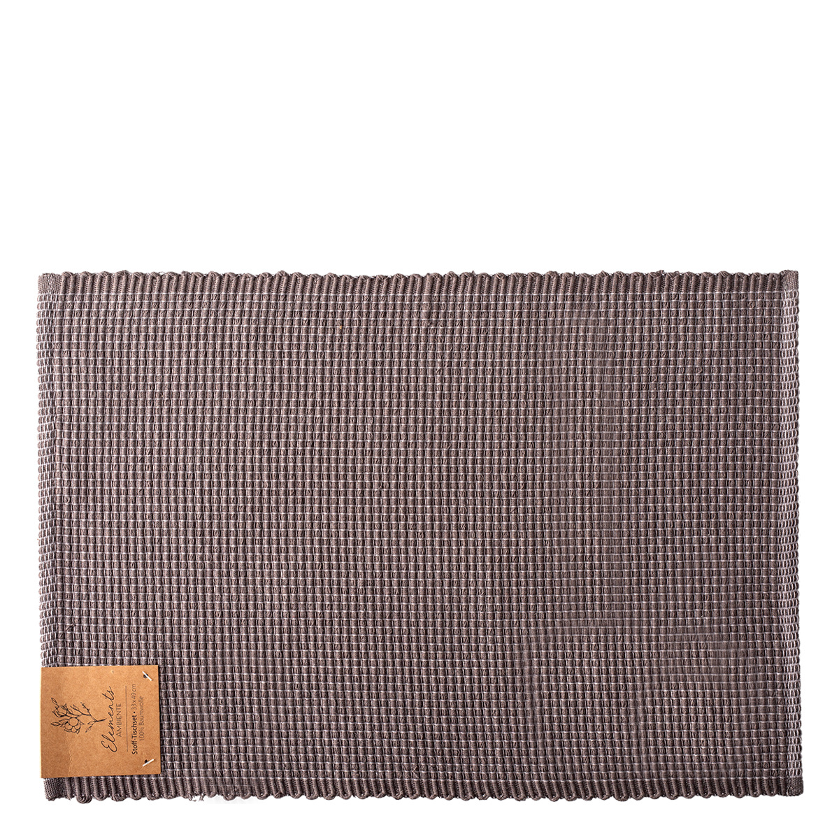 Graue Tischset 33 x 49 cm – Elements Ambiente