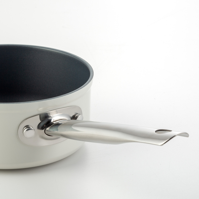 Casseruola con rivestimento in titanio crema Ø 16 cm - Saturn Terra Lunasol