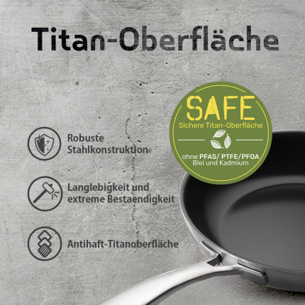 Stielkasserolle mit Glasdeckel ø 18 cm | Sirius Terra