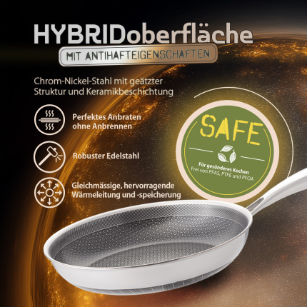 Pfanne ø 24 cm | Orion Expert Hybrid Lunasol