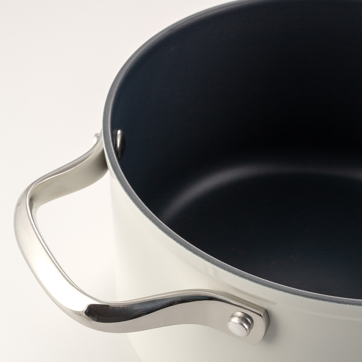 Topf mit Titanbeschichtung cremefarben Ø 20 cm - Saturn Terra Lunasol