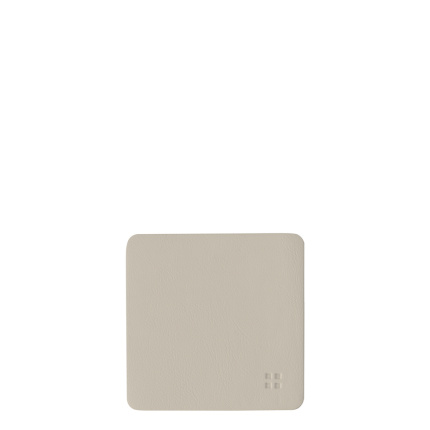 Sottobicchieri quadrati in PVC sabbia 10x10 cm - Elements Ambiente