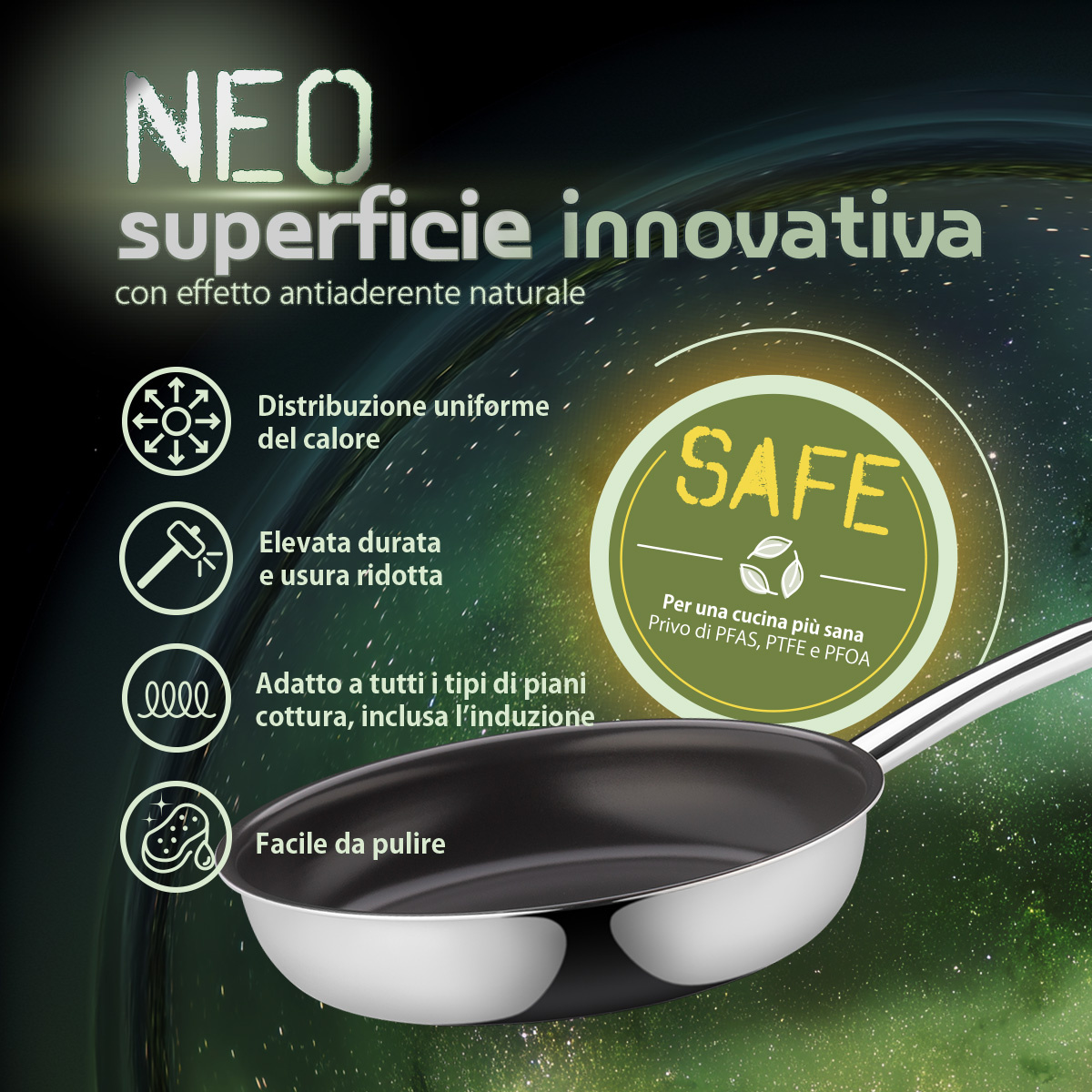 Padella ø 20 cm | Orion Expert Neo Lunasol