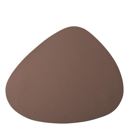 Placemat triangle PVC dusky pink 45 x 37 cm - Elements Ambiente