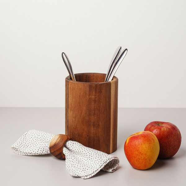 Portautensili Agát 17,8 cm × 12,7 cm – FLOW Wooden