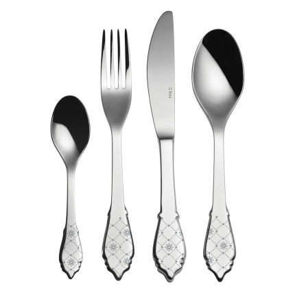 Besteck-Set 24-tlg. mit Weihnachtsgravur - Duke