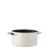 Pot with titanium surface cream Ø 24 cm — Saturn Terra Lunasol