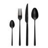 Besteckset 24-tlg. – Calgary PVD schwarz matt