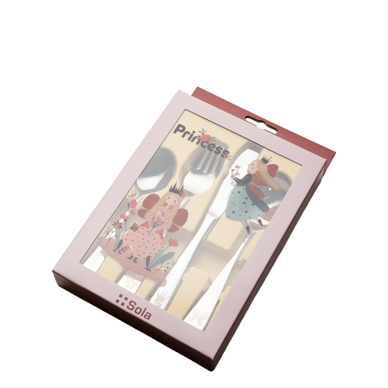 Kids’ cutlery set Princess 4 pcs — KIDS WORLD poliert