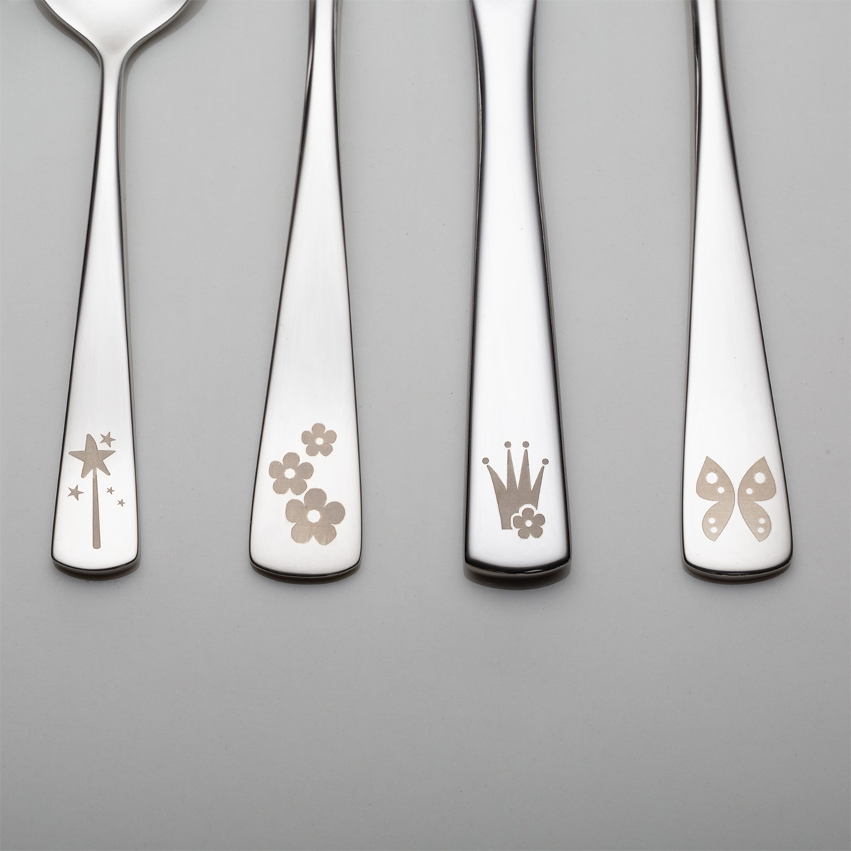 Kids’ cutlery set Princess 4 pcs — KIDS WORLD poliert
