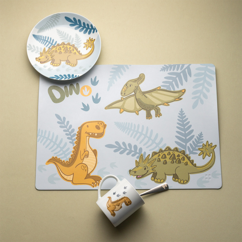 Children’s Placemat Dino 45 × 32 cm – KIDS WORLD