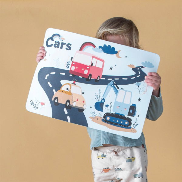 Children’s Placemat Cars 45 × 32 cm – KIDS WORLD