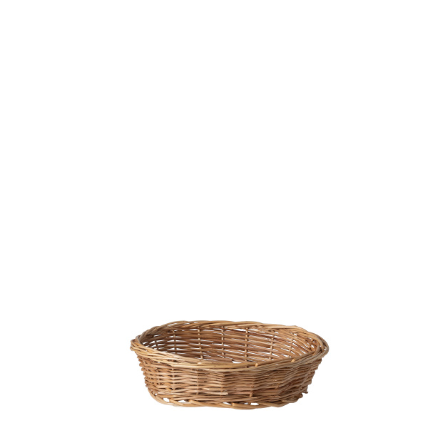 Oval wicker bread basket 28 × 22 × 8 cm — Flow Wicker