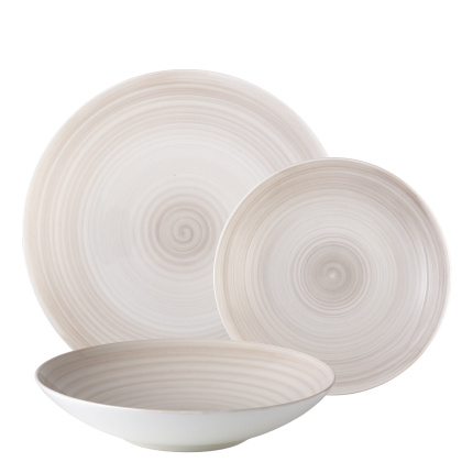 Plate set 12 pcs | Premium Platinum Line Rocca