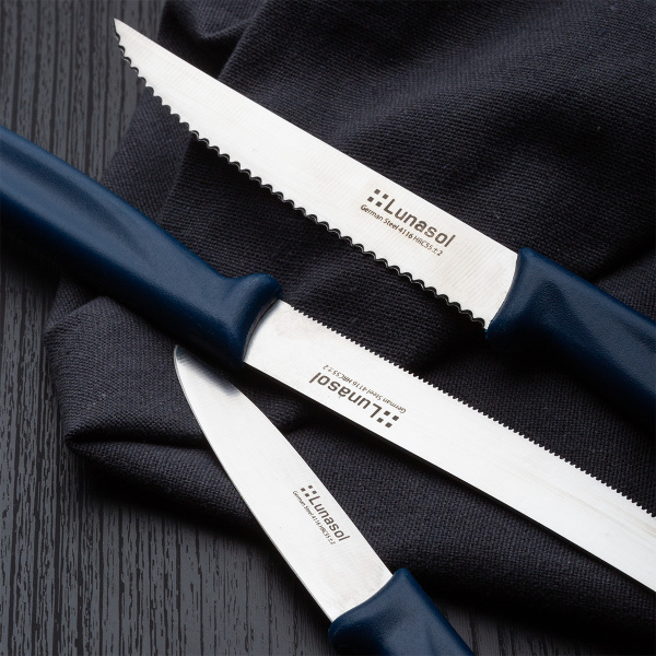 Coltello da cucina 7,8 cm senza denti | Master Blue
