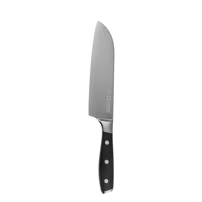 Santoku Knife made of Damascus Steel 18 cm - Platinum
