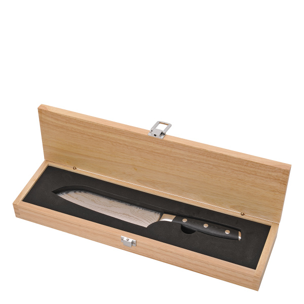 Santokumesser aus Damaststahl 18 cm - Platinum