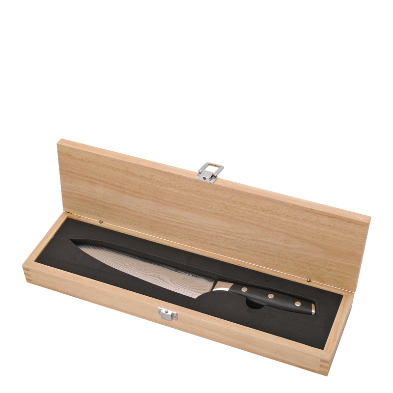 Coltello da cucina in acciaio damascato 20 cm - Platinum
