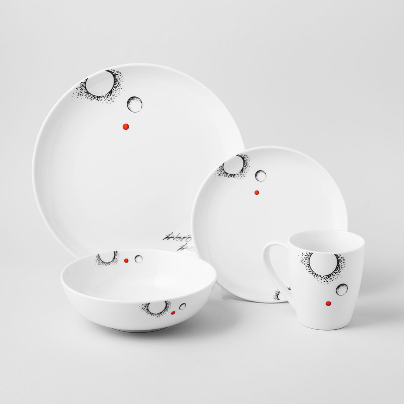 Mug 330 ml Set 4-tlg. - S-Art Elements Fire
