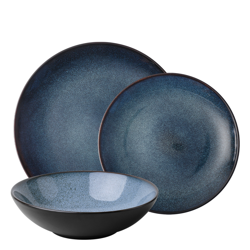 Set in porcellana 12 pezzi | Gaya Atelier Night Sky