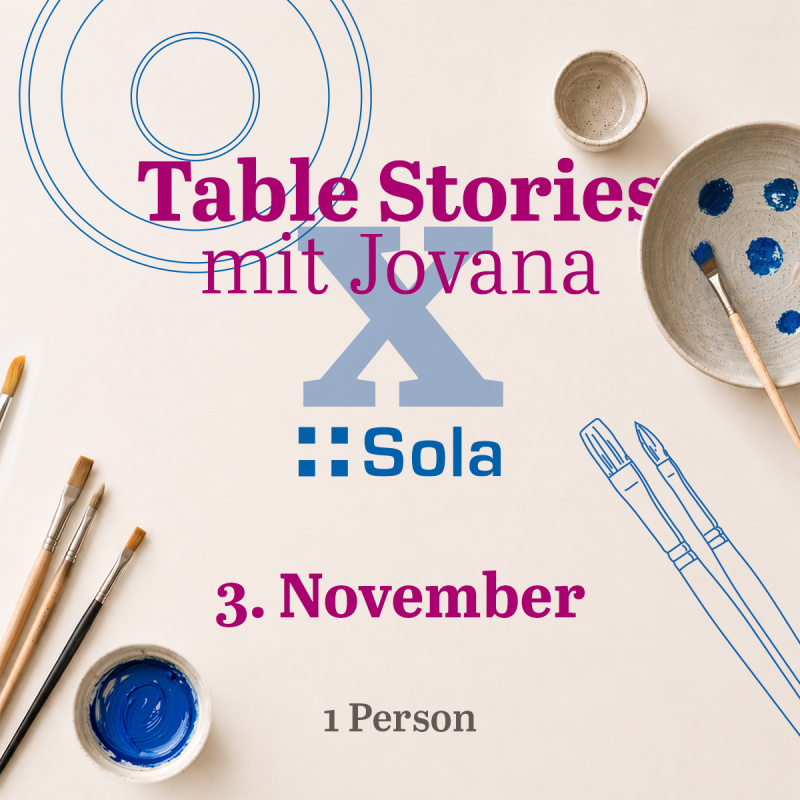 Table Stories con Jovana x Sola – 3 novembre
