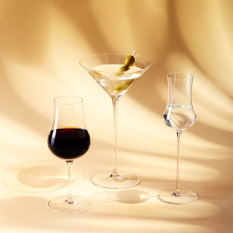 Bicchieri da Martini 210 ml 2 pz | Univers Platinum Line