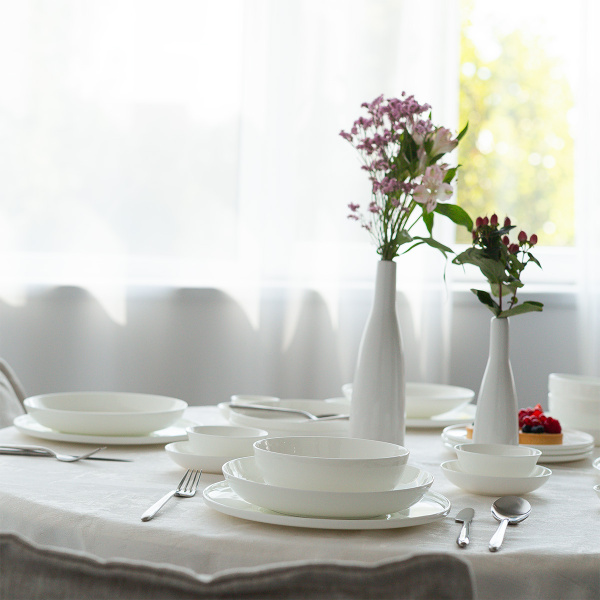 Plate set 18 pcs. – Premium Modern Platinum Line
