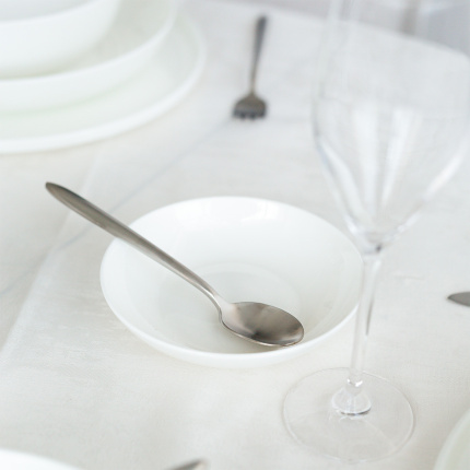 Schälchen 10 cm H: 2,5 cm — Premium Modern Platinum Line