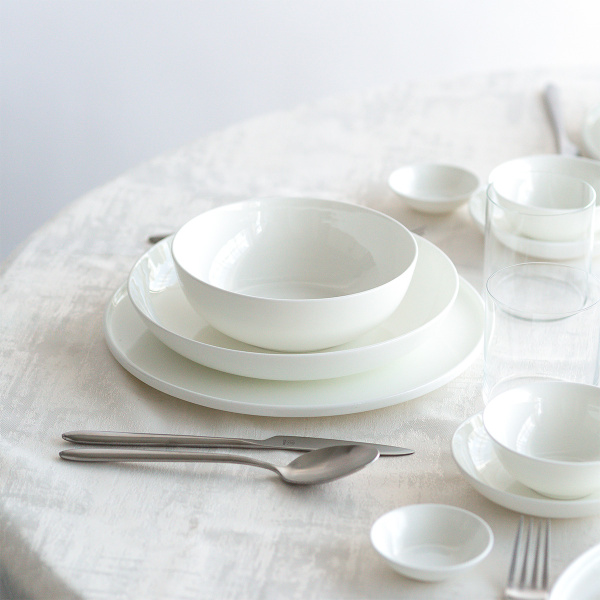 Schale 17 cm H: 6 cm — Premium Modern Platinum Line