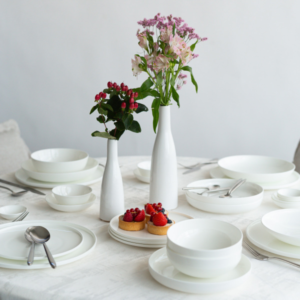 Deep plate U-Coupe 20.5 cm H: 3 cm – Premium Modern Platinum Line