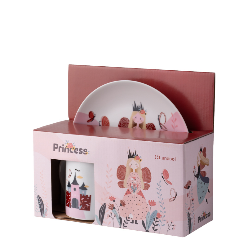 Set in porcellana per bambini Princess 3 pezzi – KIDS WORLD