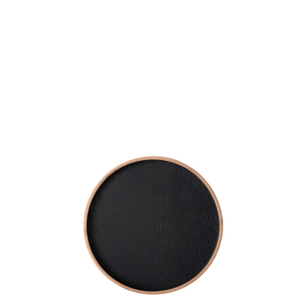 Round tray Ø 22 cm, H: 3.5 cm – Elements Wood Wengue
