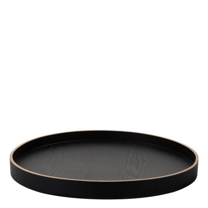 Round tray Ø 40 cm, H: 3.5 cm – Elements Wood Wengue