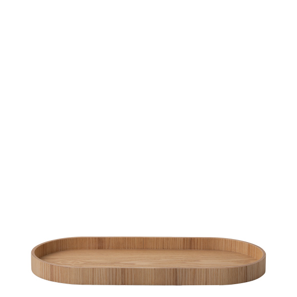 Plateau ovale 35.5 x 16.5 x 2.5 cm – Elements Wood frêne