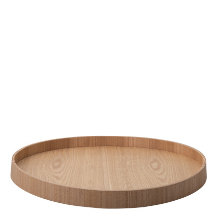 Vassoio rotondo Ø 40 cm, H: 3.5 cm – Elements Wood frassino
