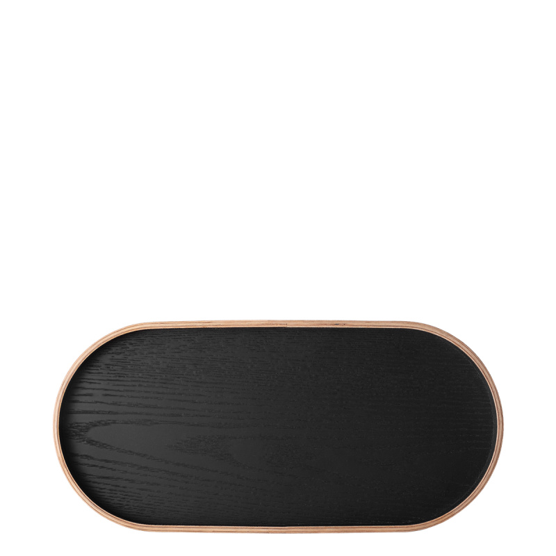 Oval tray 35.5 x 16.5 x 2.5 cm – Elements Wood Wengue