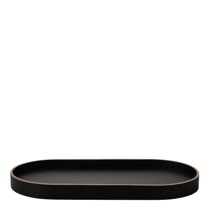Oval tray 40 x 20 x 3 cm – Elements Wood Wengue