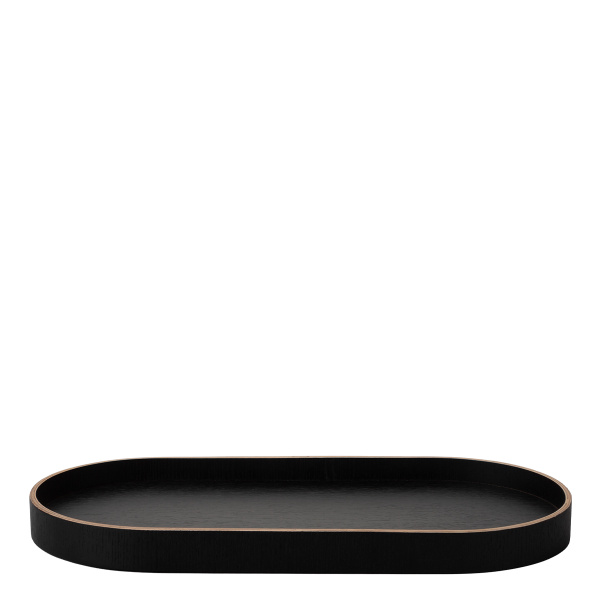 Plateau ovale 40 x 20 x 3 cm – Elements Wood Wengue