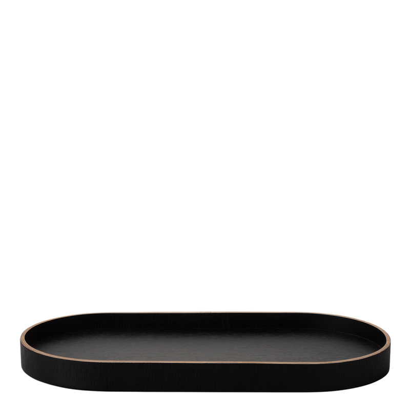 Vassoio ovale 40 x 20 x 3 cm – Elements Wood Wengue
