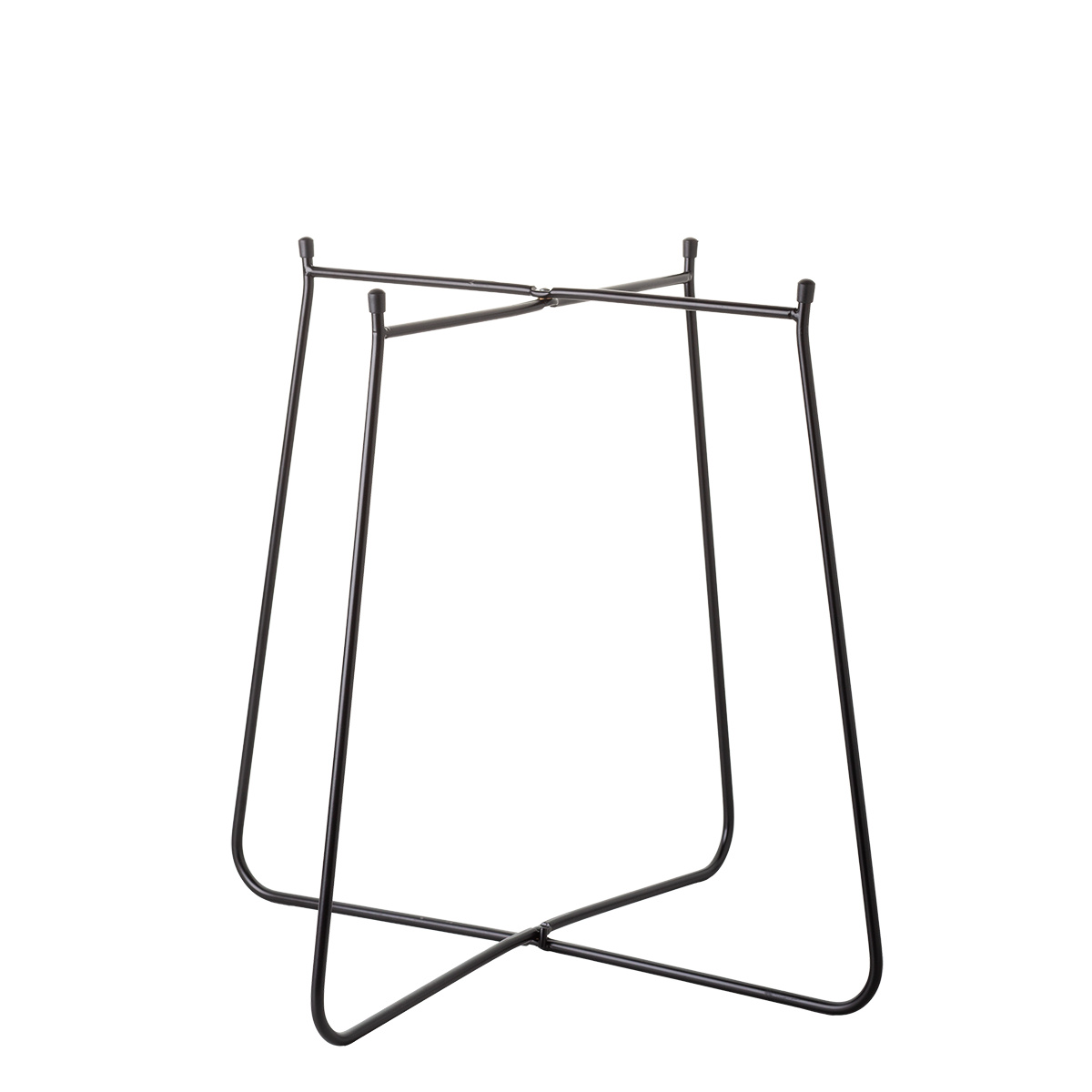 Black stand Ø 40 cm, H: 48 cm – Elements Wood