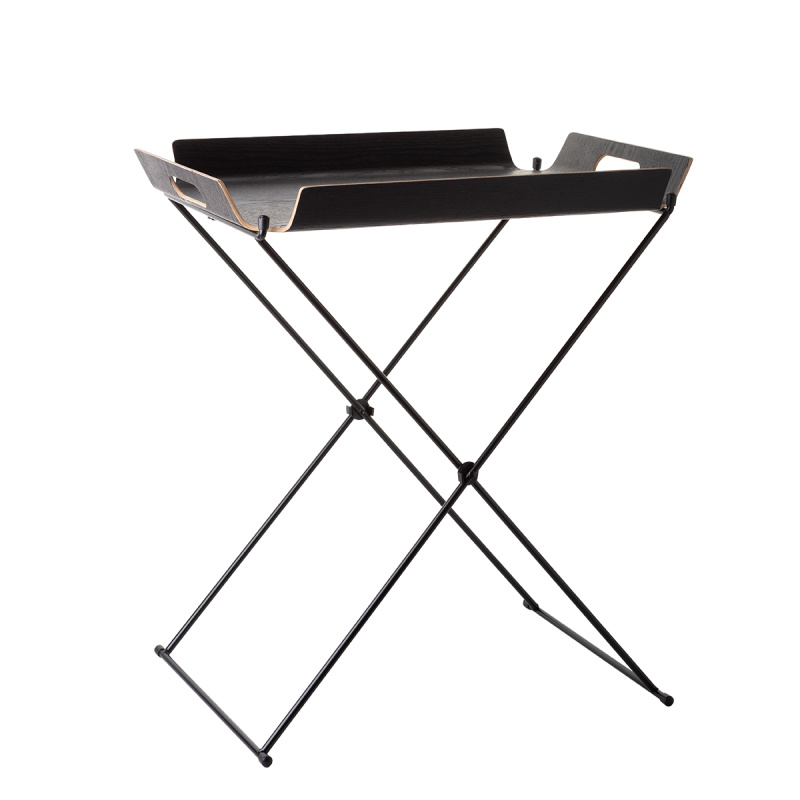 Supporto nero 55 x 40 x 48 cm – Elements Wood