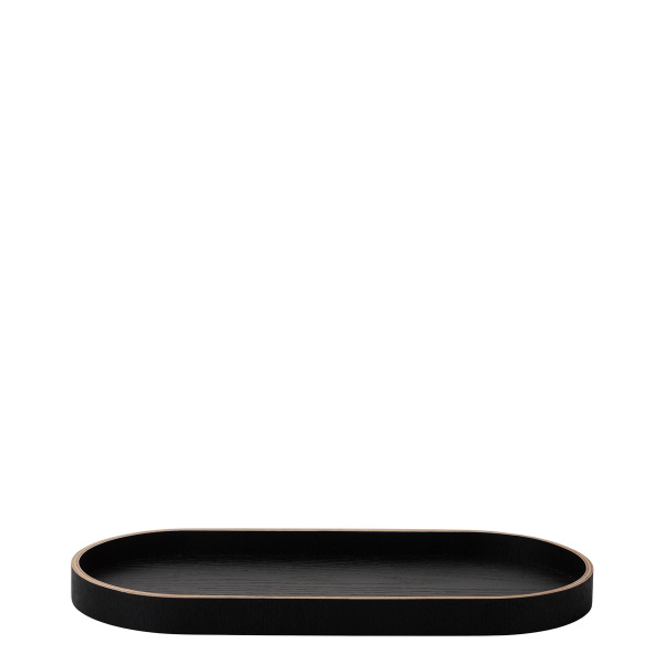 Vassoio ovale 35.5 x 16.5 x 2.5 cm – Elements Wood Wengue