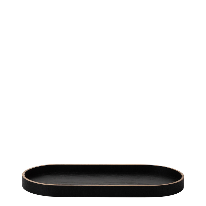 Oval tray 35.5 x 16.5 x 2.5 cm – Elements Wood Wengue