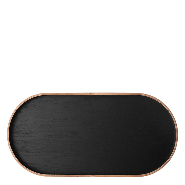 Plateau ovale 40 x 20 x 3 cm – Elements Wood Wengue