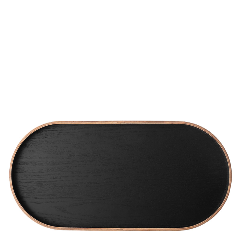 Oval tray 40 x 20 x 3 cm – Elements Wood Wengue