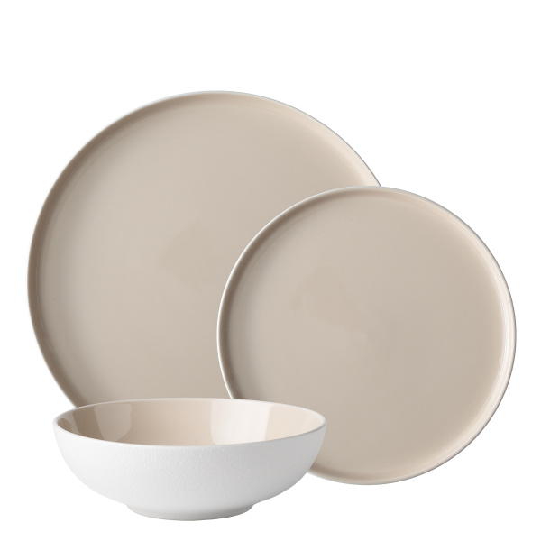 Plate set 12 pcs — Fine Dining Ash