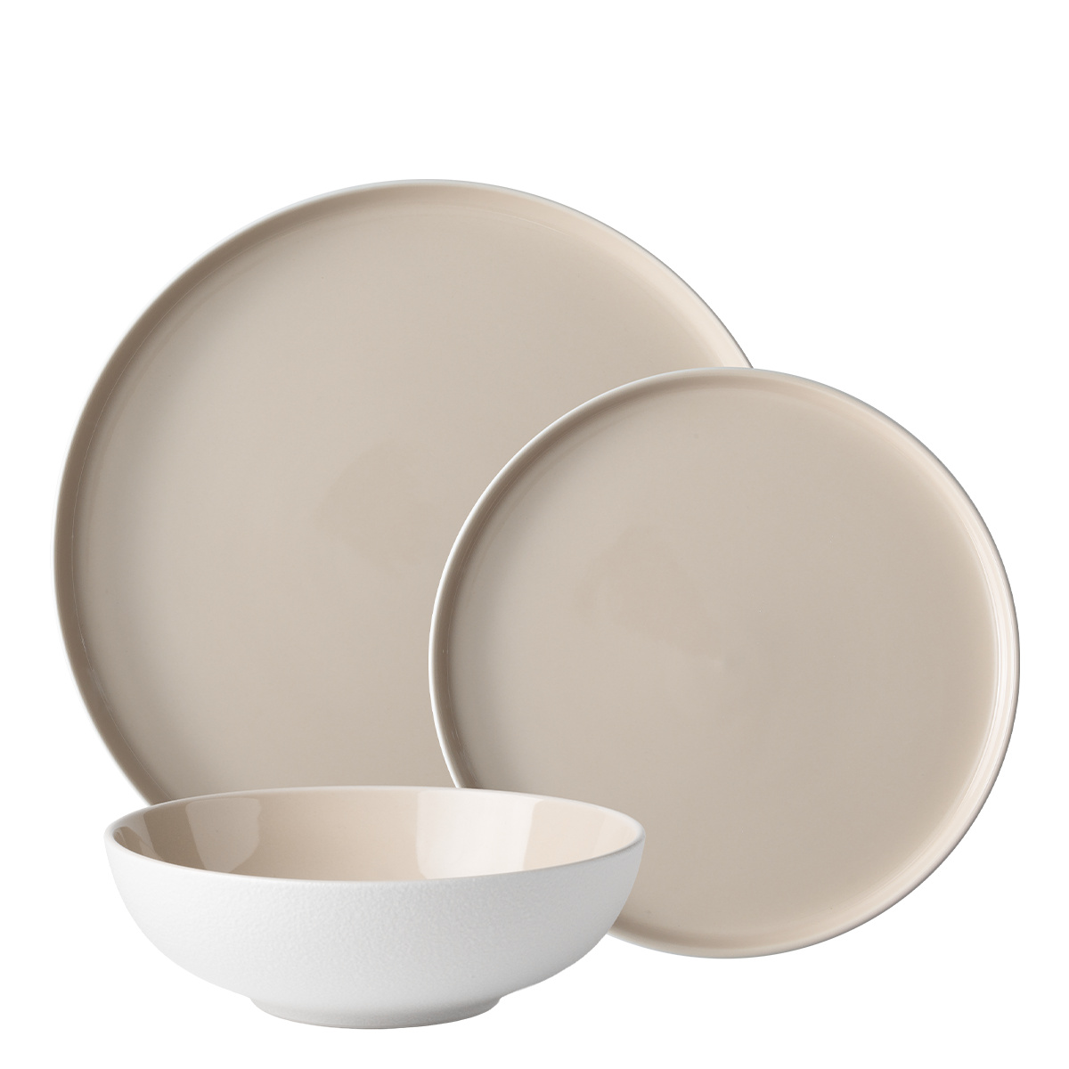 Plate set 12 pcs — Fine Dining Ash